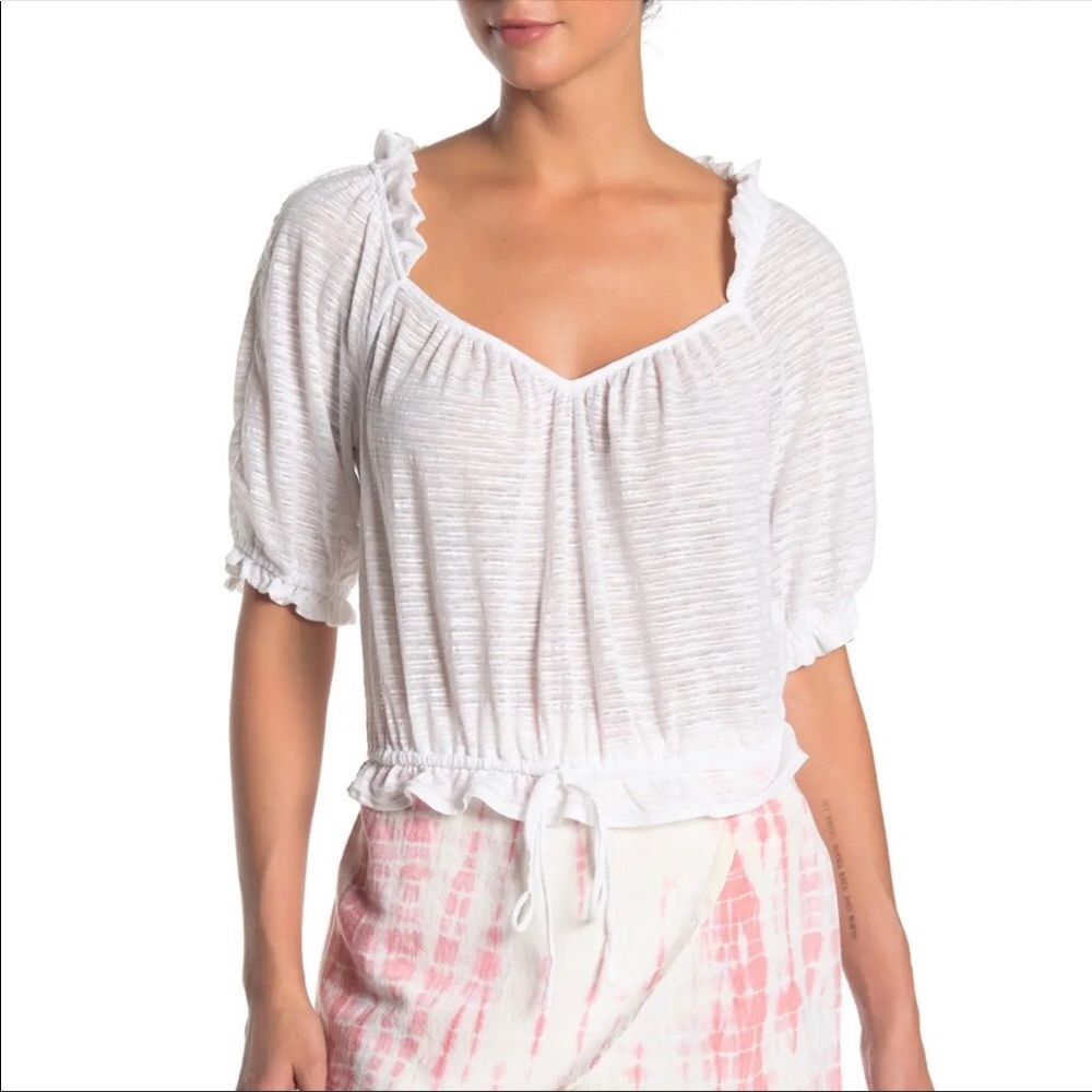 Free People Dorothy Peasant Blouse
